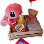 Desayuno Stitch Rosa Premium