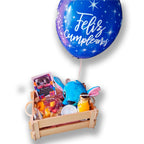 Desayuno Canasta Country 1 Stitch Azul